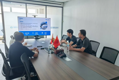 上海訊凱新材料交流團(tuán)到集團(tuán)青島項(xiàng)目開發(fā)部座談交流